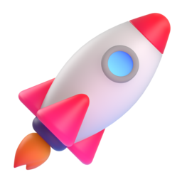 Original animated Rocket emoji